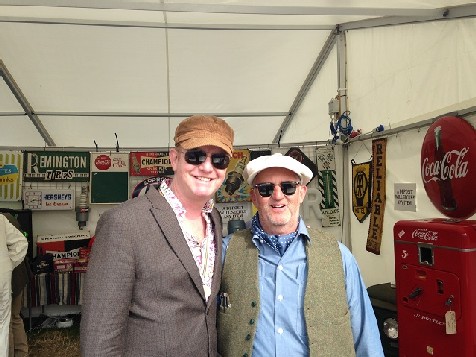 Me and Chris Evans at Goodwood Revival
